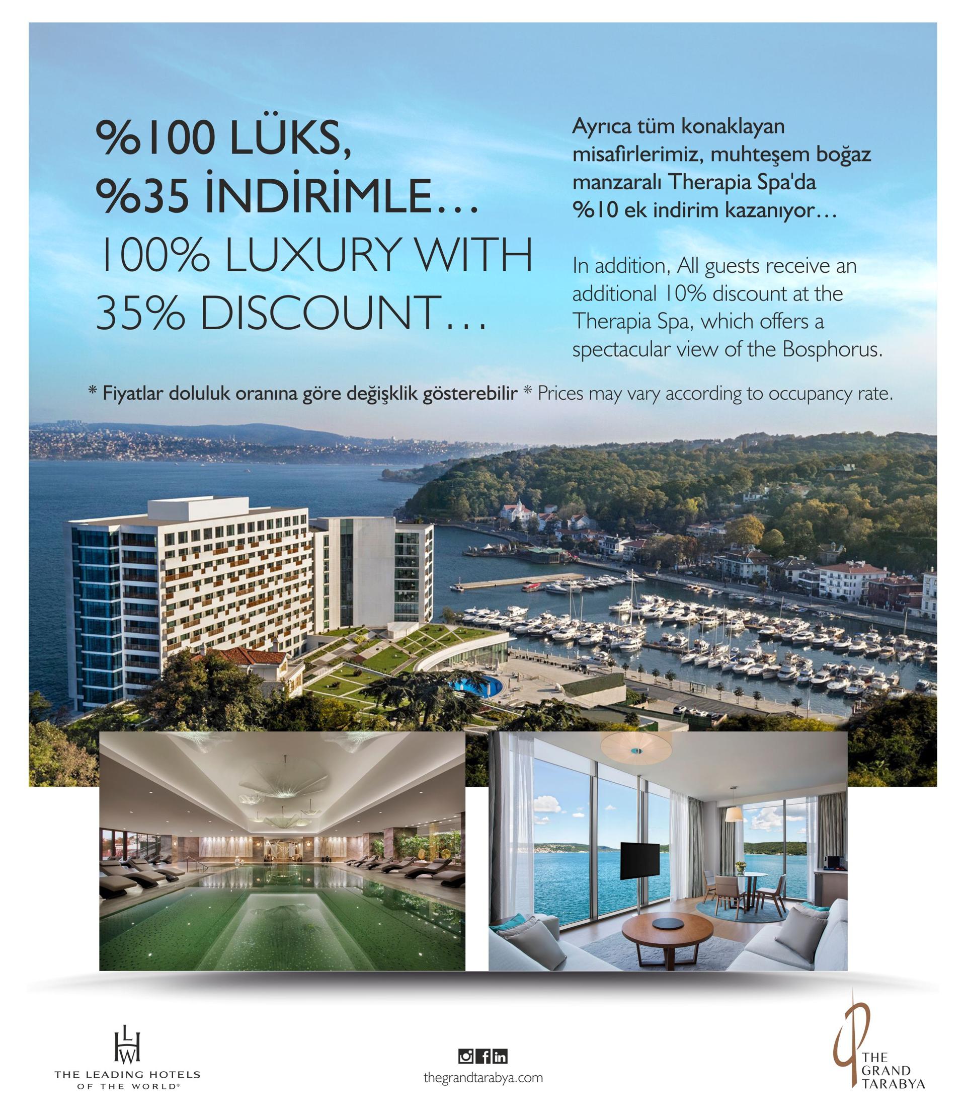 The Grand Tarabya e-posta/newsletter tasarımı
