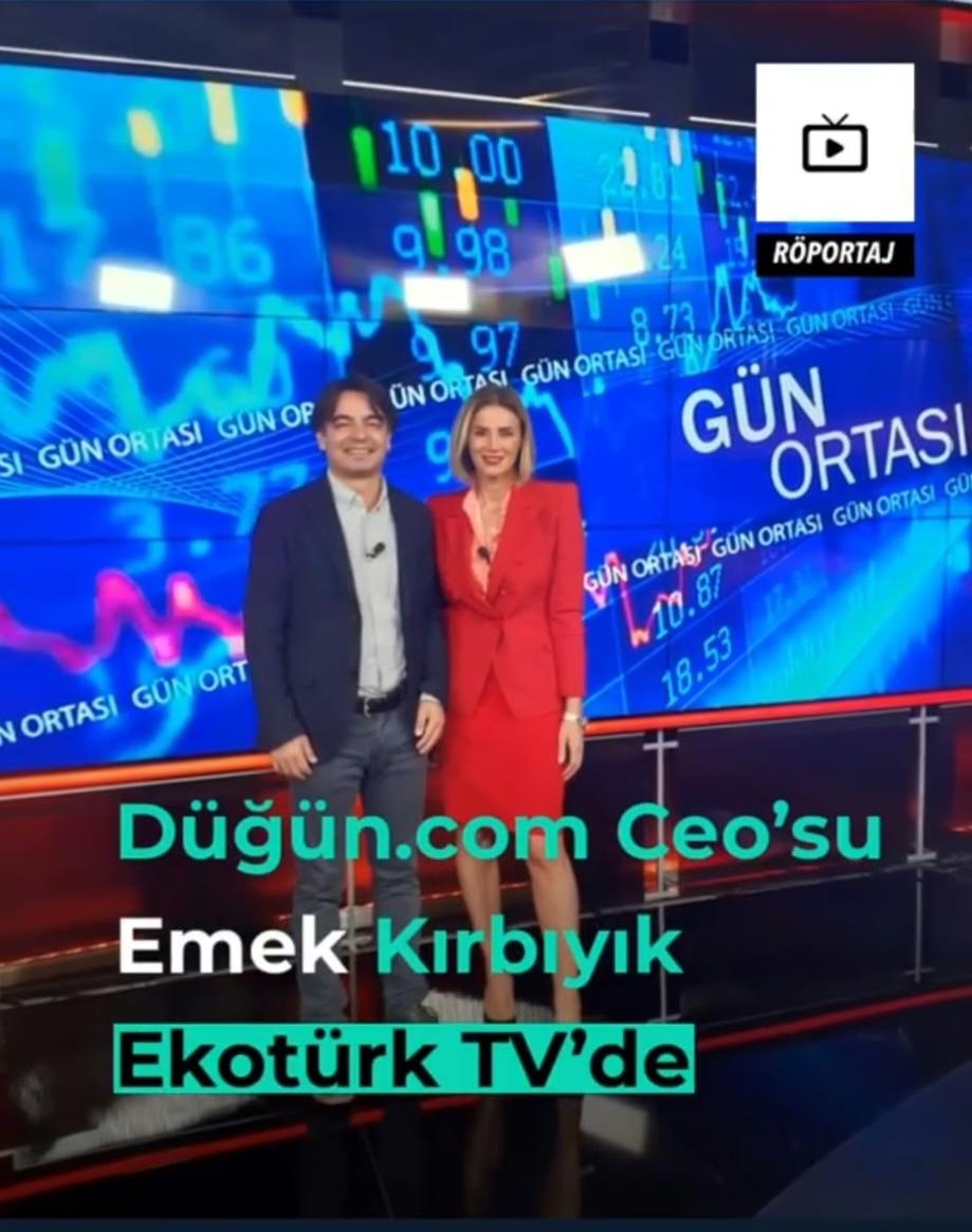 Düğün.com Eko Türk TV özel haber çalışması